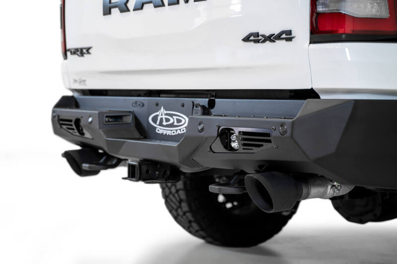Ram 1500 TRX Bumper - Rear - Addictive Desert Designs - Bomber - Hammer Black - `21-`27